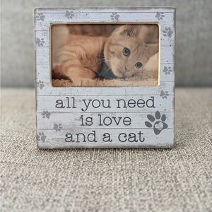 Cat-Themed Picture Frame